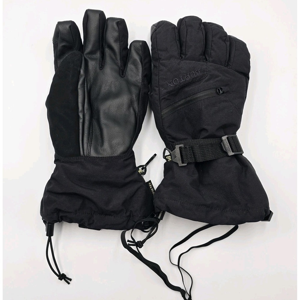 Burton GoreTex Skiing Snowboarding Gloves Black Mens Size Large Waterproof